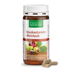 Rosskastanien-Weinlaub-Kapseln 120 Kapseln