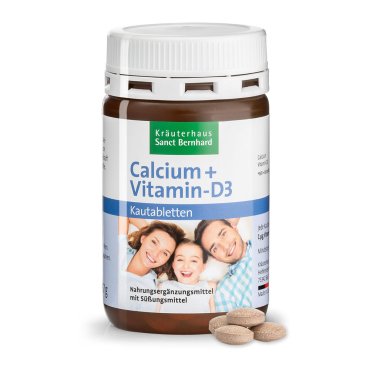 Calcium+Vitamin-D3-Kautabletten 150 Tabletten
