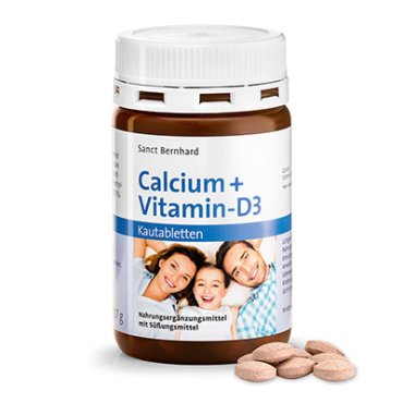 Compresse da masticare di calcio+vitamina D3 150 compresse