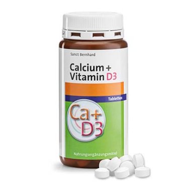 Comprim&eacute;s de calcium + vitamine D3 150 comprimés