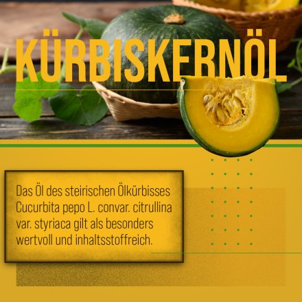 Kürbiskernöl 500 mg Kapseln 400 Kapseln