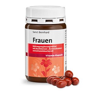 Capsule di vitamine per le donne