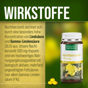 Nachtkerzenöl-Kapseln 200 Kapseln