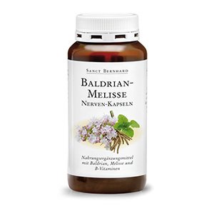 Capsule di valeriana e melissa per il sistema nervoso