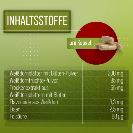 Weißdorn-Kapseln 240 Kapseln