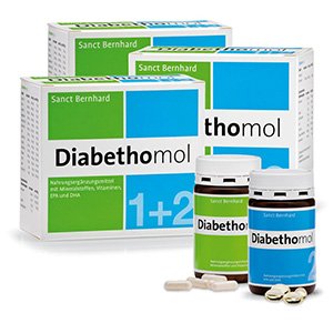Diabethomol 3x 180 gélules - Cure de 3 mois 540