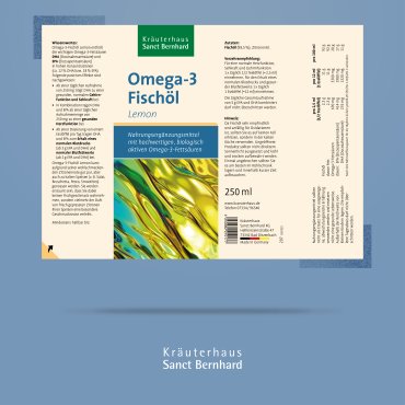 Omega-3-Fischöl Lemon 250 ml