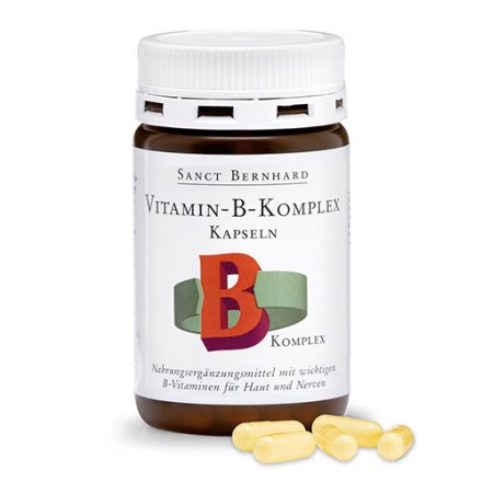 Vitamin-B-Komplex-Kapseln 100 St&uuml;ck 100 Kapseln