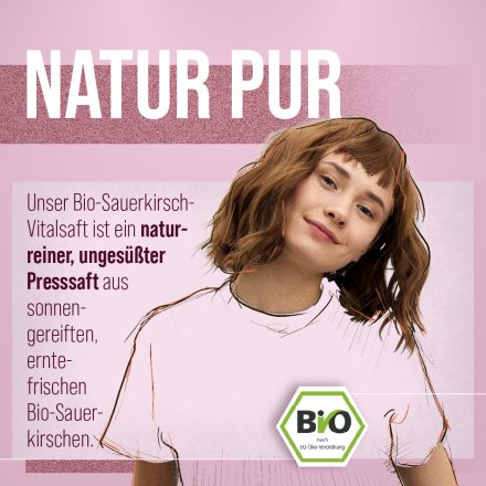 Bio-Sauerkirsch-Vitalsaft