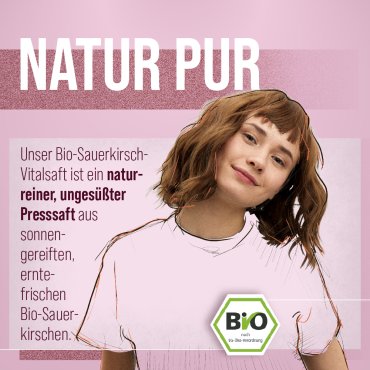 Bio-Sauerkirsch-Vitalsaft