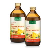 Bio-Ingwer-Ananas-Vitalsaft