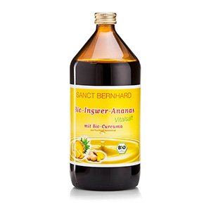 Boisson vitale bio au gingembre et à l'ananas
