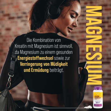 Sanct Bernhard Sport Kreatin-Magnesium-Kapseln 200 Kapseln