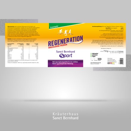 Sanct Bernhard Sport Regeneration Mineraldrink-Premium 750 g