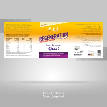 Sanct Bernhard Sport Regeneration Mineraldrink-Premium Grapefruit 750 g