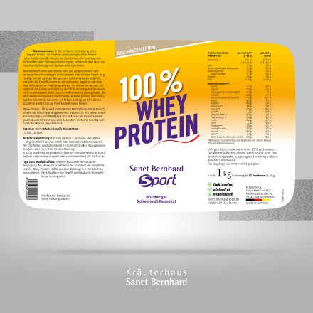 Whey-Protein 100 % 1.2 kg