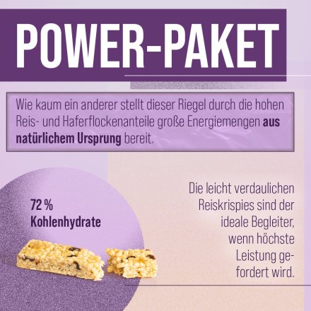 Sanct Bernhard Sport Energie Reis-Riegel Mango 20er-Pack 1000 g