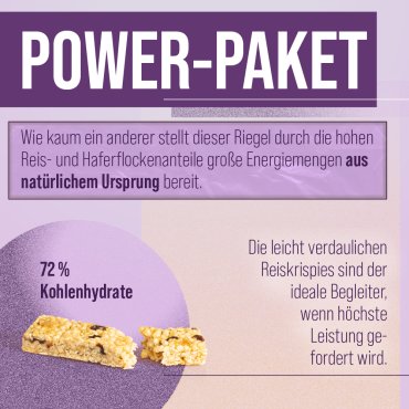 Sanct Bernhard Sport Energie Reis-Riegel Mango 20er-Pack 1000 g