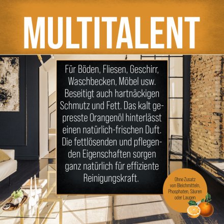 Orangen-Universalreiniger Konzentrat Flasche