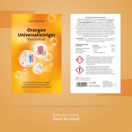 Orangen-Universalreiniger Konzentrat Flasche