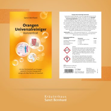 Orangen-Universalreiniger Konzentrat Flasche