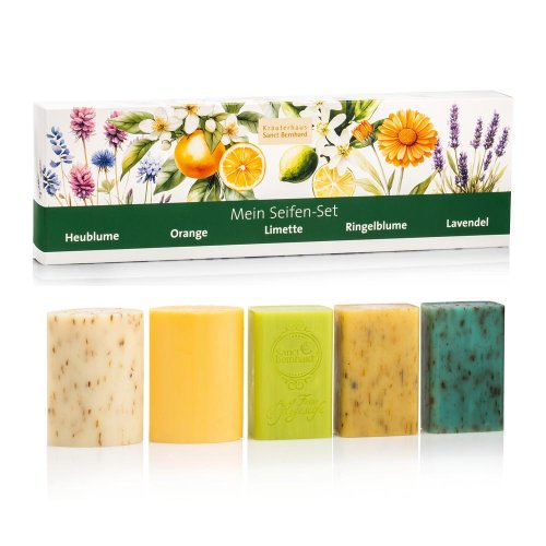 Handgefertigte Seife Lavendel & Grüntee – 125 G, Feuchtigkeitsspendend & Beruhigend