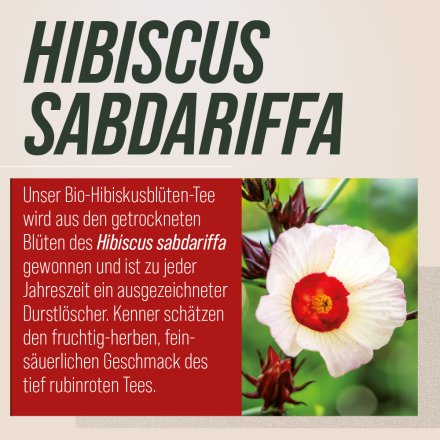 Bio-Hibiskusblüten-Tee geschnitten 500 g