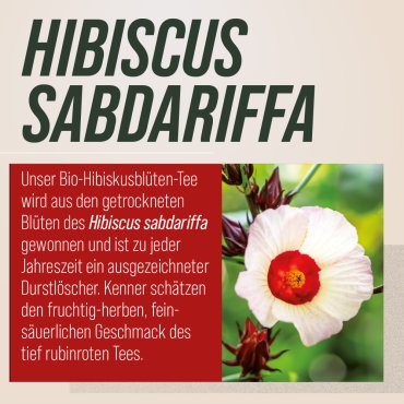 Bio-Hibiskusblüten-Tee geschnitten 500 g