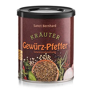 Mélange aromatique de poivres et d'herbes