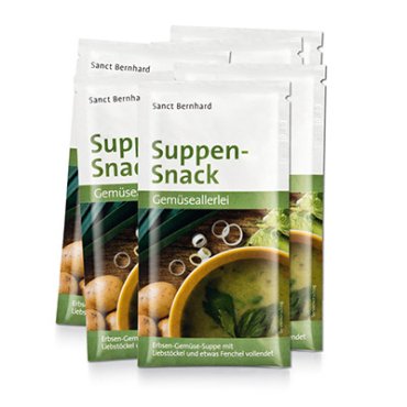 Suppen-Snack "Gemüseallerlei" 10er-Pack 200 g