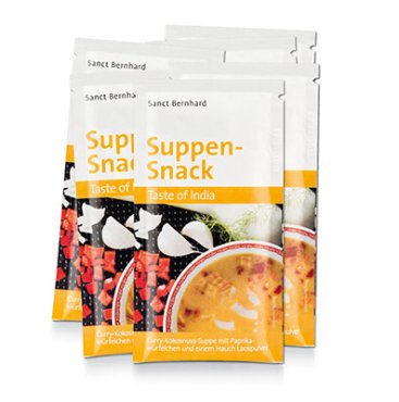 Suppen-Snack "Taste of India" 10er-Pack 200 g