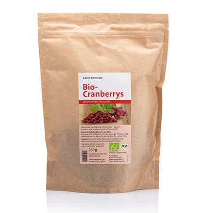 Bio-Cranberrys 250 g