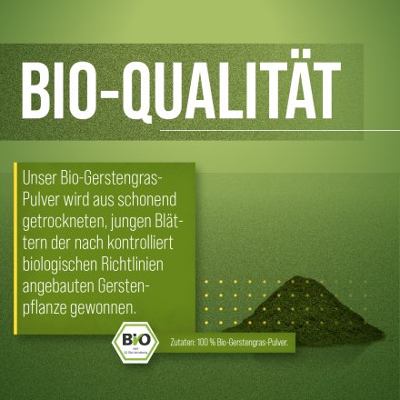 Bio-Gerstengras-Pulver 350 g