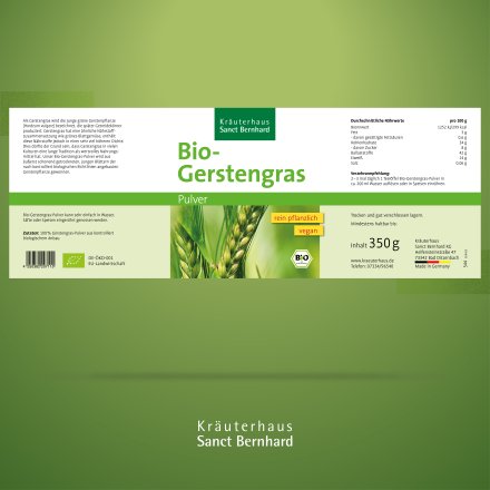 Bio-Gerstengras-Pulver 350 g