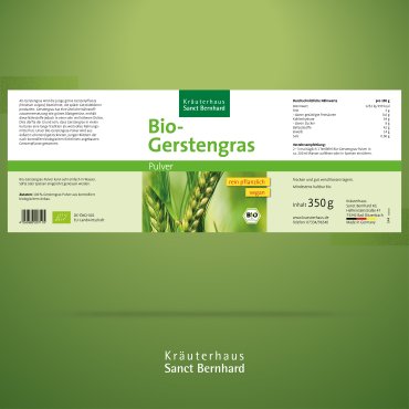 Bio-Gerstengras-Pulver 350 g