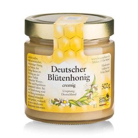 Deutscher Blütenhonig cremig 500 g