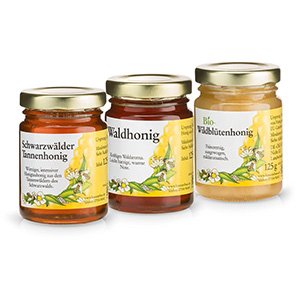 Set de dégustation de miel 375 g