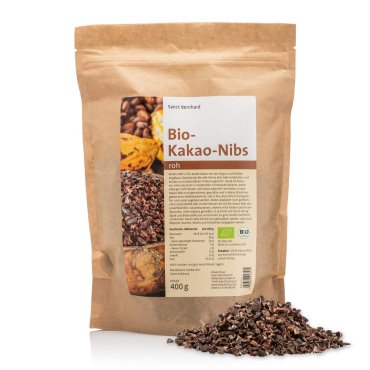 Bio-Kakao-Nibs roh 400 g