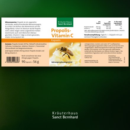 Propolis-Vitamin-C-Kapseln 90 Kapseln