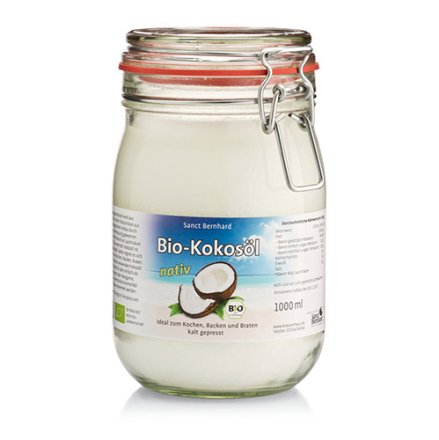 Bio-Kokos&ouml;l kalt gepresst 1000 ml