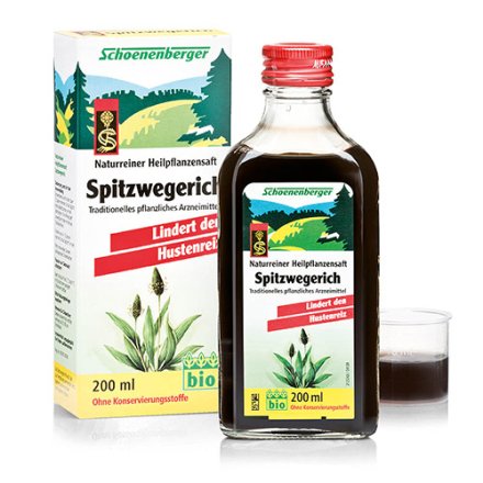 Naturreiner Heilpflanzensaft Spitzwegerich