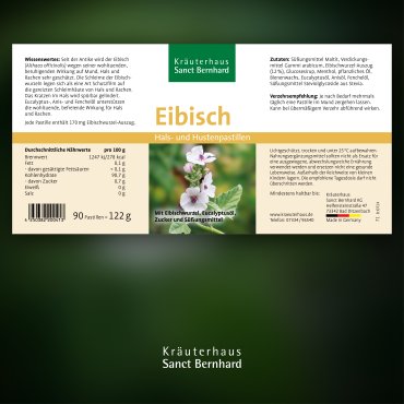 Eibisch Hals- und Hustenpastillen 90 St&uuml;ck