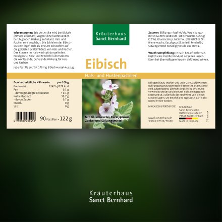 Eibisch Hals- und Hustenpastillen 90 St&uuml;ck