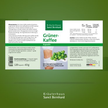 Grüner-Kaffee-Kapseln 120 Kapseln