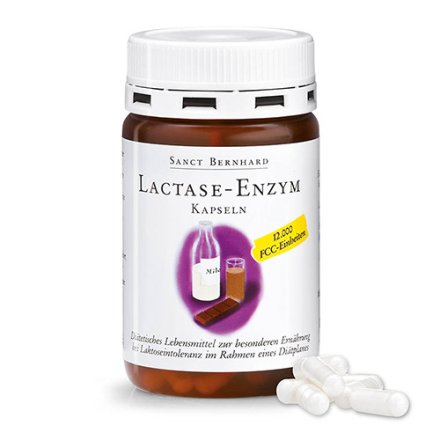 Lactase-Enzym-Kapseln 12.000 FCC-Einheiten