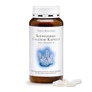 Capsule di calcio-silice con vitamina C