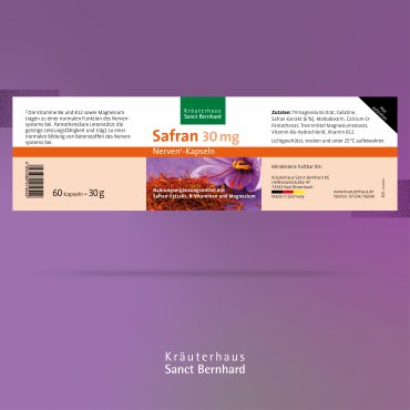 Safran-Nerven-Kapseln 60 Kapseln