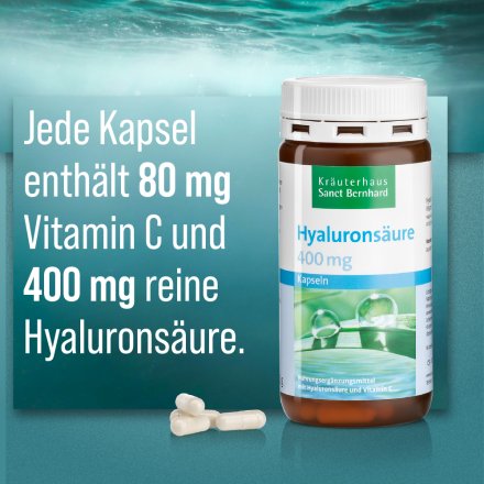 Hyaluronsäure-Kapseln 400 mg 120 Kapseln