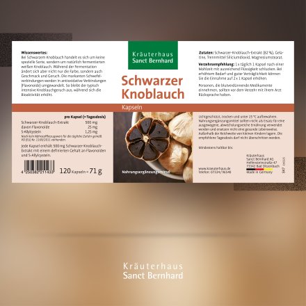 Schwarzer-Knoblauch-Kapseln 120 Kapseln