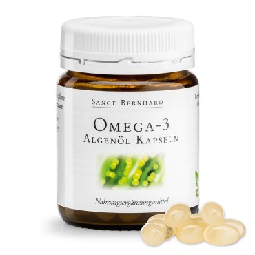 Capsule di olio di alghe con Omega 3 vegano 60 capsule